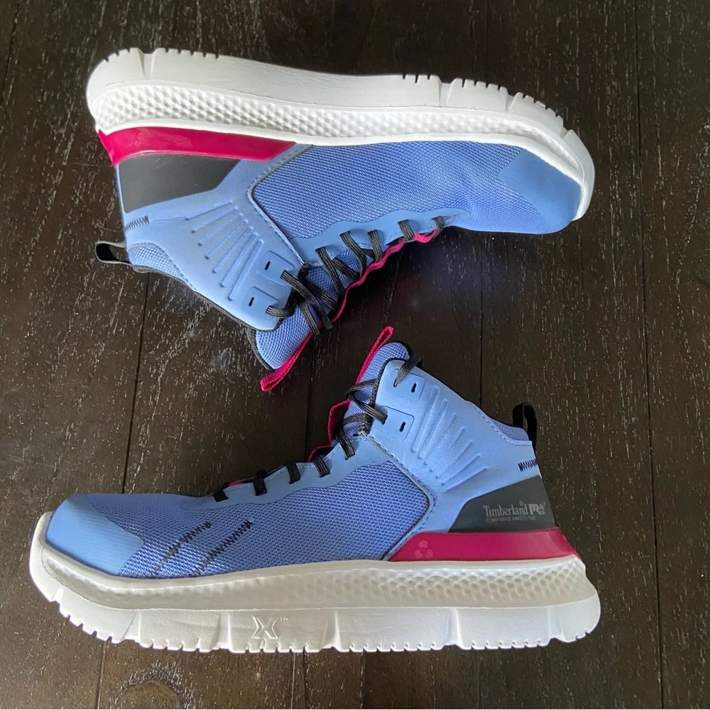 Timberland PRO Women's,‎ Setra Mid Comp Toe Work Boot, Periwinkle/Pink, 8M